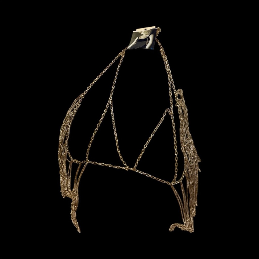 Elegant Gold Chain Body Jewelry